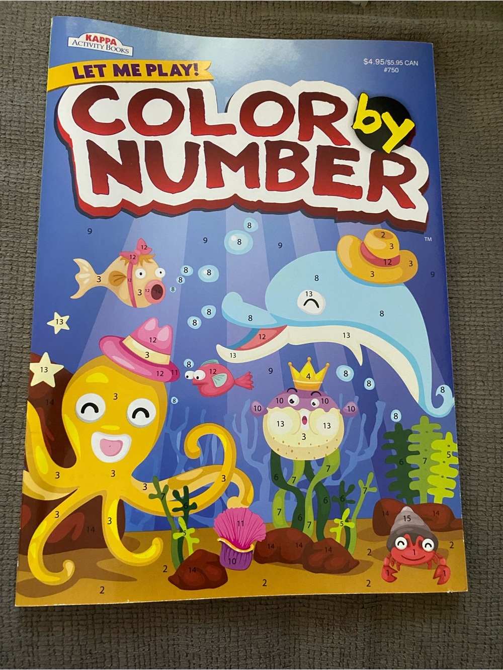 Kappa Red Cover Color Palette Activity Book